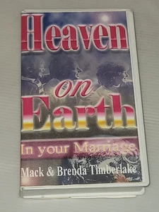 Heaven on Earth in Your Marriage - Mack & Brenda Timberlake VHS - Foto 1 di 3