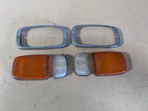 Pair of Lucas L694 Indicator And Side Light Austin Morris Riley With Bezel - Picture 1 of 6