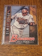 TWINS ROYCE LEWIS 2017 BOWMAN DRAFT DEFINING MOMENT #BDM-RL