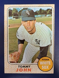 1968 Topps Baseball Card #72 Tommy John Chicago White Sox - Picture 1 of 2
