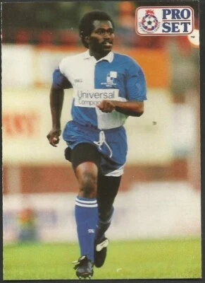 PRO SET 1990/91- #150-BRISTOL ROVERS-STOKE CITY-CARL SAUNDERS - Image 1 of 2