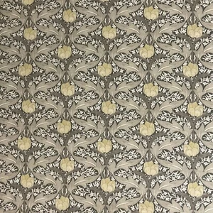 Morris Tulip Grey Fabric 280cm Art & Crafts Cotton Blend Curtains Per Metre - Picture 1 of 6