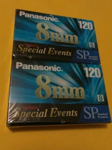 Panasonic 8 mm Camcorder Tapes Special Events SP Package of 2 - Picture 1 of 2