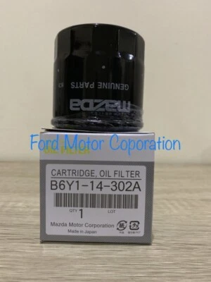 Filtro de aceite de motor OEM compatible con Mazda 2 GLC 323 626 Miata 1984-2014 B6Y1-14-302A Foto 1 de 3