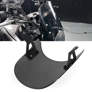 Windscreen Windshield Deflector Protector With Bracket For Trident 660 2022-2025 - Picture 1 of 24