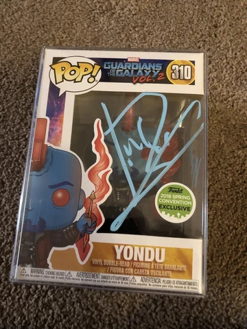 Michael Rooker Signed Funko Pop - Yondu GOTG 2 Cover