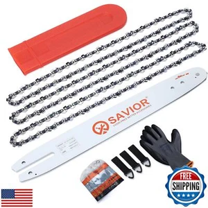 Savior 14 Zoll Kettensägenstange und Kette Combo, 3/8"LP Teilung 0,050" Stärke 50 Antrieb - Bild 1 von 5