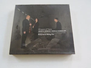 GORECKI/KORNDORF - Whispers of Titans (2016) - CD Album - Goeyvaerts String Trio - Picture 1 of 3