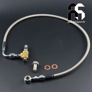 27.5" Oil Feed line For MHI TD05 TD06 RB20DET RB25DET M12 x 1.25mm 1/8PT NPT - Bild 1 von 4