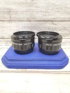 STAR-D Video Aux Wide Angle Lens 45mm Fit w/ Caps 49mm and 52mm Adapters - Picture 1 of 13