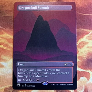MTG Borderless Dragonskull Summit Secret Lair Drop Near-Mint Rare Land!! - Picture 1 of 2