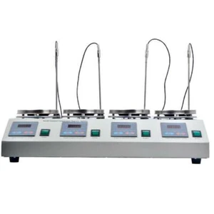 4 Heads Multi unit Digital Thermostatic Magnetic Stirrer Hotplate mixer a - Picture 1 of 6