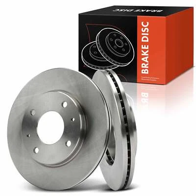 2 peças rotores de freio a disco dianteiro para Kia Optima 2001-2002 Hyundai Sonata 2002-2003 - Imagem 1 de 4