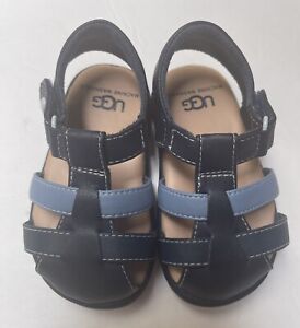 UGG Baby Sandal US 4 5  Kolding Fisherman Navy Blue Shoe Infant #5451889 New