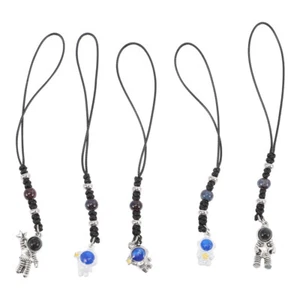 5 Pcs Astronaut Keychain Mobile Phone Space Series Pendant Hanging Rope - Zdjęcie 1 z 11