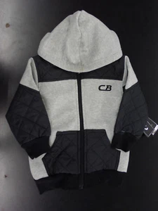 Toddler Boys CB Sports $34 Black & Gray Hoodie Sizes 2T, 3T & 4T - Picture 1 of 3