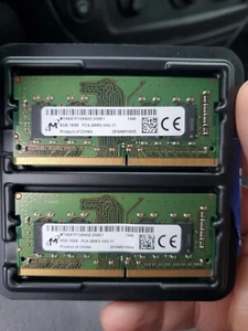 2x8GB DDR4-2666 sodimm Micron MTA8ATF1G64HZ-2G6E1 16gb Laptop Memory RAM  - Picture 1 of 1