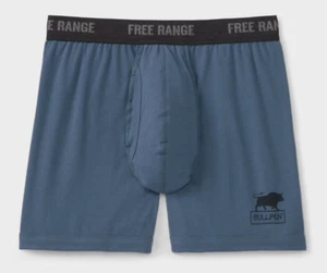 Duluth Trading Co. Free Range Bullpen Men's Navy Cotton Boxer Briefs Sz XL NWT - Picture 1 of 4