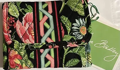 Vera Bradley Retired Rare To Find Botanica Black Multi Color Pocket Wallet New • 29.50€
