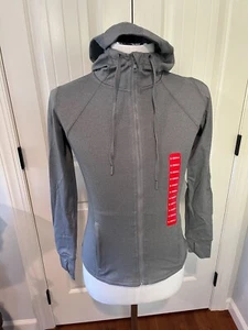 Member's Mark Ladies Everyday 4 Way Stretch Full Zip Hooded Jacket,Grey, X-Small - Picture 1 of 7