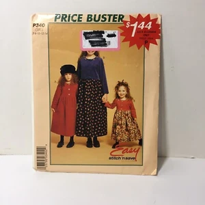 Easy Stitch 'n Save P340 Size 7-14 Girls' Dress - Picture 1 of 3