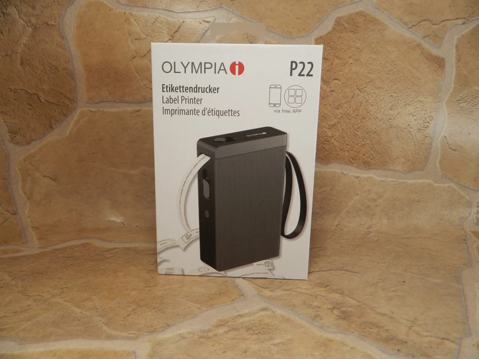 Olympia P22 Etikettendrucker Schwarz 6300 (4030152954131)