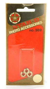 Star-D Photo Accessories # 389 Three Adapters From 3/8" To 1/4" Thread. Germany. - Picture 1 of 1