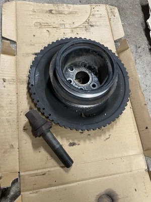 BMW E36 Engine Crank Pulley M50 S50 M52 S52 Harmonic Balancer Damper With Bolt - Image 1 of 4