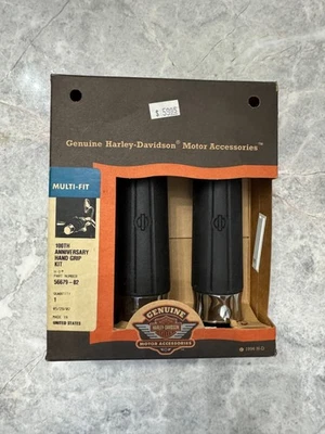 Kit de empuñadura de mano OEM genuino 56679-02 Harley Davidson 100 aniversario totalmente nuevo Foto 1 de 4