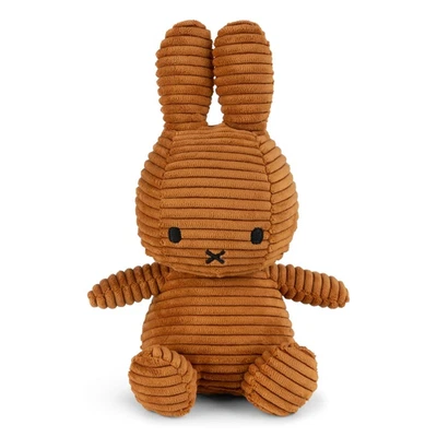 ECO CORDUROY MIFFY SOFT TOY -  CINNAMON - 23CM **NEW** - Image 1 of 3