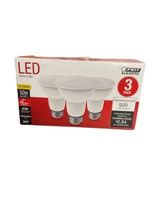Feit Electric PAR20 Flood 7W Bulb (50W Replacement) 500 lumens 3-pack Warm White - Picture 1 of 2