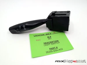 ACURA RSX Honda 35255-S5A-A02 LIGHT Switch Assembly, Lighting & Turn Signal - Picture 1 of 6