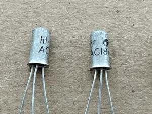 10 Stück Transistor - AC187 - Tungsram - Germanium - TO-1S - 2.0A - 25V - Picture 1 of 2