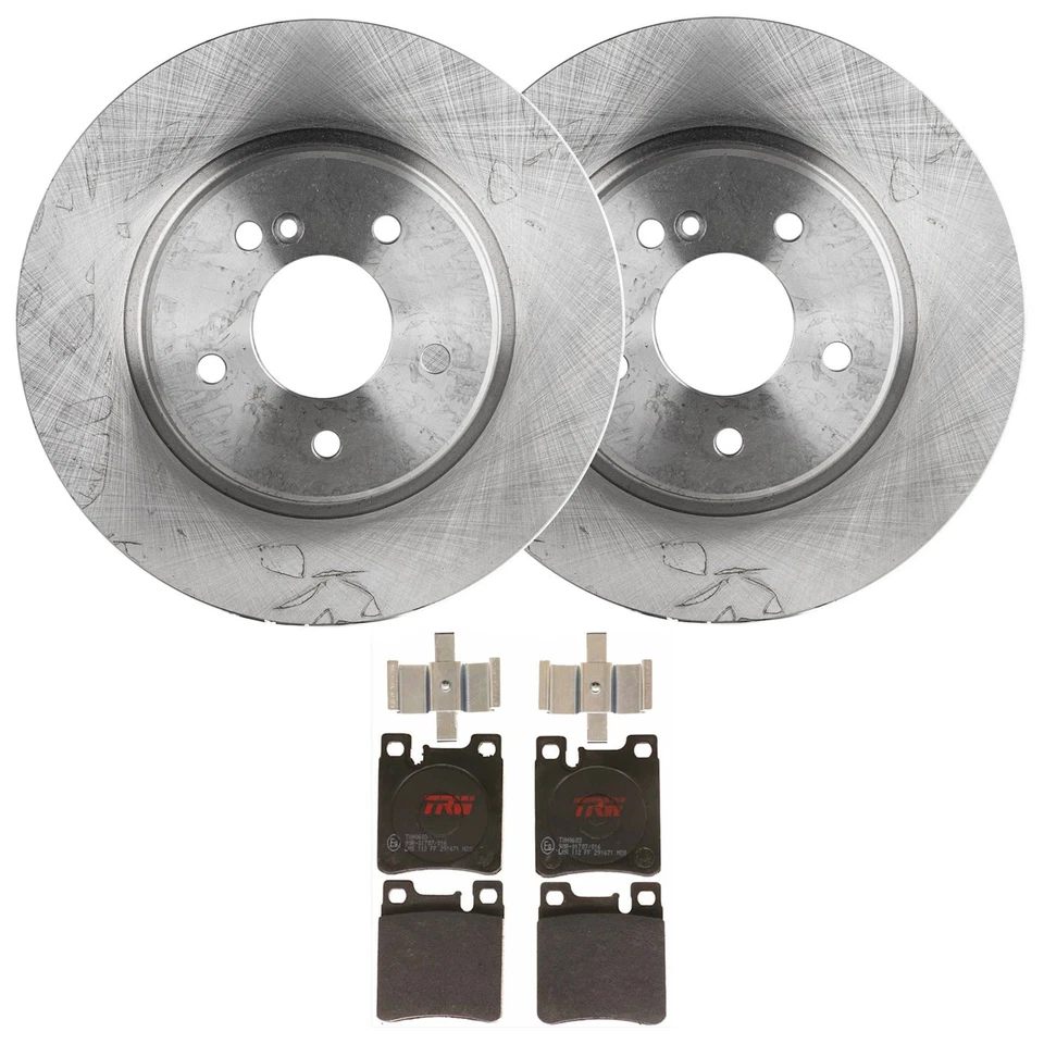 KIT TRW-072924-4788 Juego de 2 Ruedas Traseras Disco Freno y Pastillas para MB Mercedes Foto 1 de 4