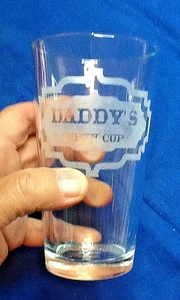 DADDY'S SIPPY CUP ALTA 16 OZ (BICCHIERE BIRRA) 6" TRASPARENTE 060724A - Foto 1 di 6