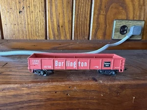 HO Scale Modelleisenbahn Gondelwagen rot Burlington Route CB&Q E3141 - Bild 1 von 3