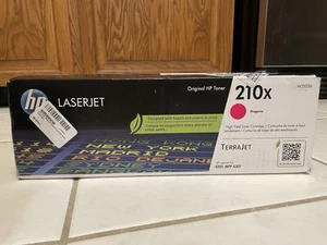 Original HP Toner Laser Jet Pro Magenta 210X High Yield W2103X 4201 4301 - Photo 1/4