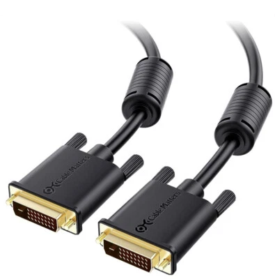 Cable Matters DVI to DVI Cable with Ferrites (DVI Dual Link Cable) 25 Feet - Image 1 of 4