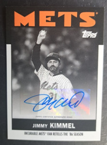 2021 Topps X "Once Upon A Time in Queens" Mets Auto Jimmy Kimmel