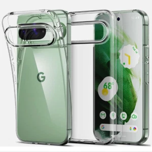 For Google Pixel 9 Pro XL 10 Pro 8A 7A Case Clear Silicone Gel Soft Phone Cover - Picture 1 of 18