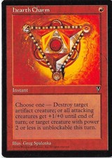 Hearth Charm *PLAYSET* Magic MtG x4 Visions SP