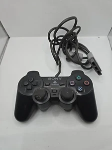 PS1 PLAYSTATION 1 DARK GREY DUAL SHOCK ANALOGUE CONTROLLER SCPH-1200 BB6C-P1C6 - Picture 1 of 2
