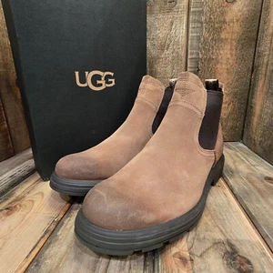UGG MENS BILTMORE CHELSEA CHESTNUT SUEDE WATERPROOF BOOTS US 10 / UK 9 / EU 43 - Picture 1 of 17