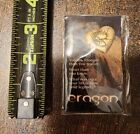 Eragon Heart Dragon Pin Valentine's Brooch Pin Collector Card Antique Gold Tone