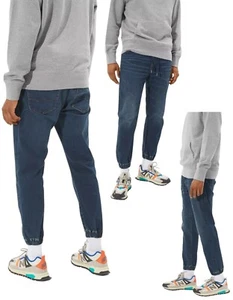 American Eagle Denim Joggers Jeans AE AirFlex+ Elastic Waist Stretch Men Small S - Picture 1 of 11