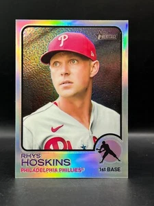 2022 Topps Heritage #326 RHYS HOSKINS Chrome Refractor #/673 - Picture 1 of 2