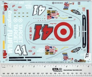 Slixx #0341 Target 2003-Casey Mears 1/24 Nascar Decal Only Not A Kit NOS - Picture 1 of 1