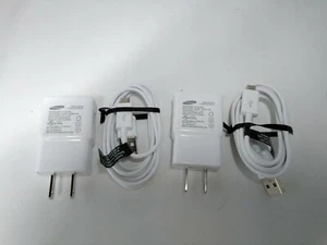 2x Original Samsung CARGADOR para Samsung Galaxy S2 S3 S4 S5 Active Note 1 2 3 4 - Picture 1 of 3