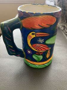 Vintage Hand Painted Beer Mug Saint Martin/Excellent Condition