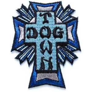 Parche azul Dogtown Cross Logo XL - ¡ENVÍO GRATUITO! - Imagen 1 de 1